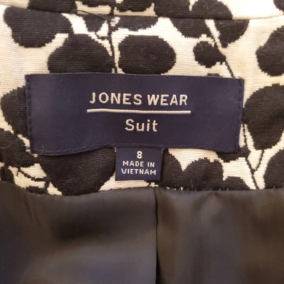 Black and White print Blazer - Picture 3 of 3